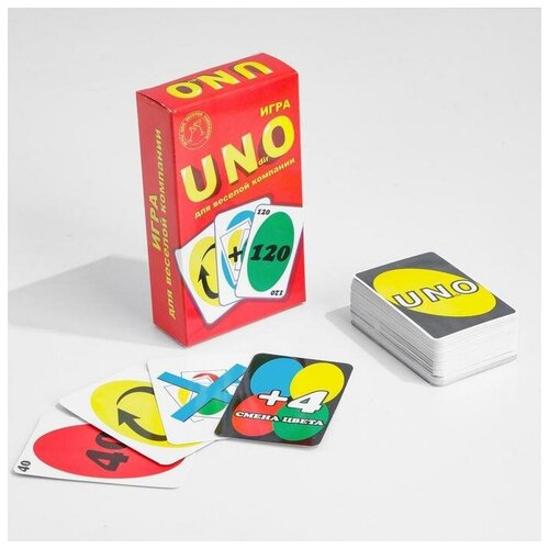 Карточная игра для веселой компании УНдирО VIP, 108 карт, карта 5 х 85 см