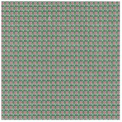 Ткани фасованные PEPPY (A - O) для пэчворка бабушкин сундучок фасовка 50 x 55 см 140±5 г/кв.м 100% хлопок БС-21 клетка яр.зеленый/розовый