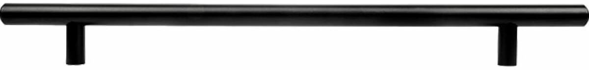 Ручка-рейлинг мебельная D12х160-220мм, сталь/черный матовый - фотография № 5