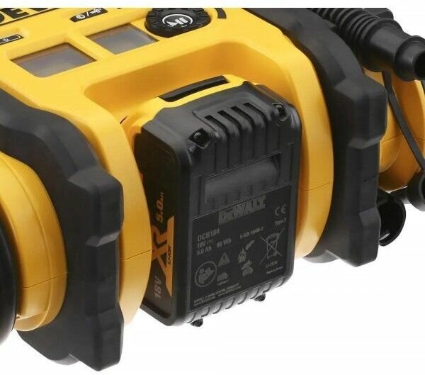 Аккумуляторный компрессор DEWALT, 18 В, 11 бар, без АКБ и ЗУ, DCC018N - фото №3