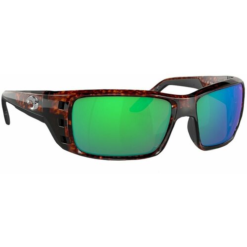 Солнцезащитные очки , спортивные, зеркальные, для мужчин, зеленый
