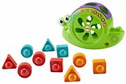 Развивающая игрушка Fisher-Price Улитка, FRB88, 10 дет., зелeный