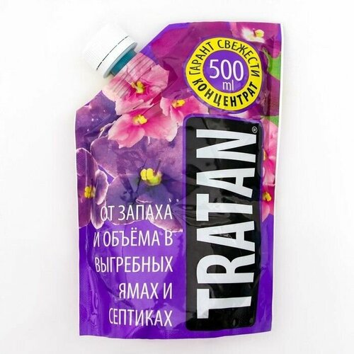 Дой-пак "Тратан", от запаха и объема в выгребных ямах и септиках, дой-пак, 0,5 л