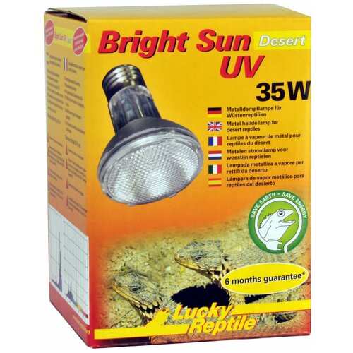 фото Лампа 35 вт lucky reptile bright sun uv desert (bsd-35)