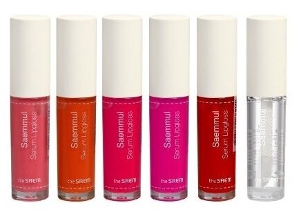 Тинт для губ The Saem Saemmul Serum Lipgloss WH01 4,5гр - фото №6