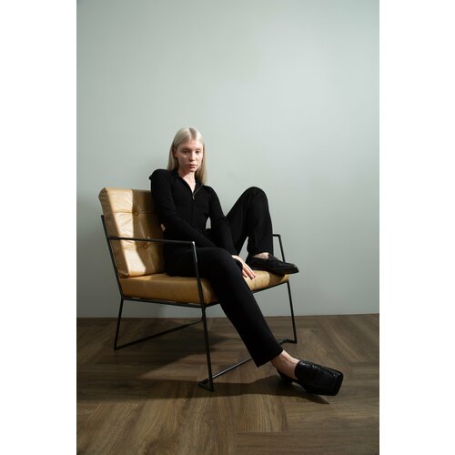 фото Брюки джоггеры anna pekun, размер xs, черный