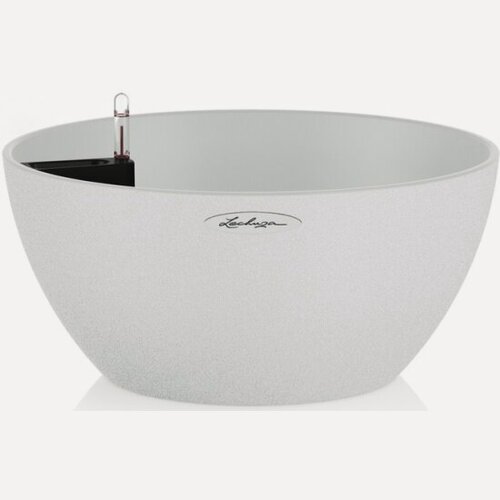 Изображение товара Кашпо Lechuza CUBETO Stone 40 белый кварц 11,5л