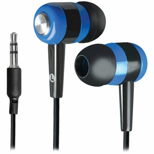 Наушники-вкладыши Defender Basic 616 11м черный синий - 4 шт 1336₽