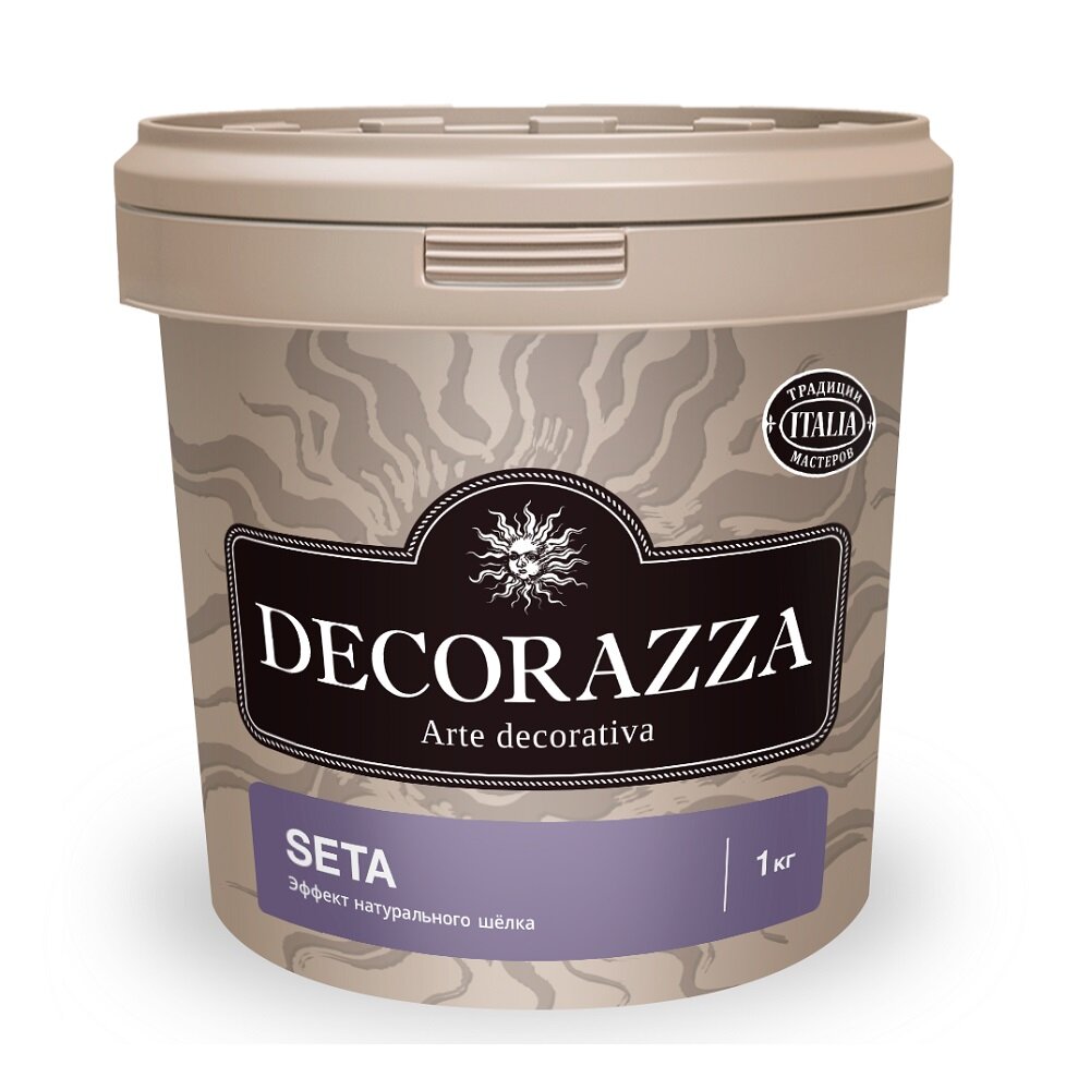 Декоративная штукатурка с эффектом натурального шелка Decorazza Seta (1кг) ST 001