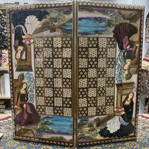 Шахматы-Нарды Хатам Иран Ручная Работа