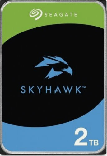 Изображение товара Жесткий диск 3.5" Seagate SkyHawk 2 ТБ, SATA III, 256 Mb, 5400 rpm (ST2000VX017)
