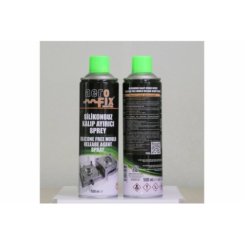 AEROFIX разделительная смазка без силикона 500 мл, бессиликоновая разделительная смазка, разделительный состав для пресс-форм, для термопластов и термореактивных пластмасс 2915704000