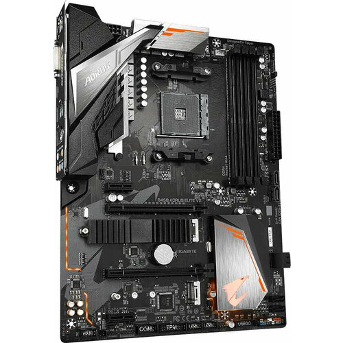 Материнская плата Gigabyte B450 AORUS ELITE V2 Soc-AM4 AMD B450 4xDDR4 ATX AC97 8ch71 GbLAN RAID 17499₽