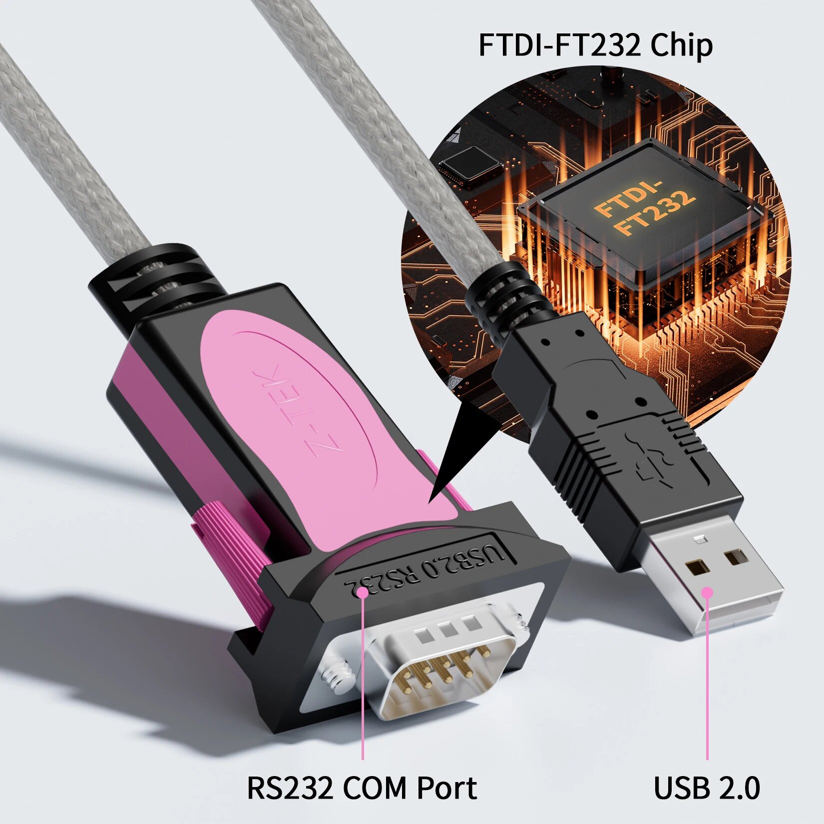 FTDI USB-RS232 конвертер Z-TEK ZE533C