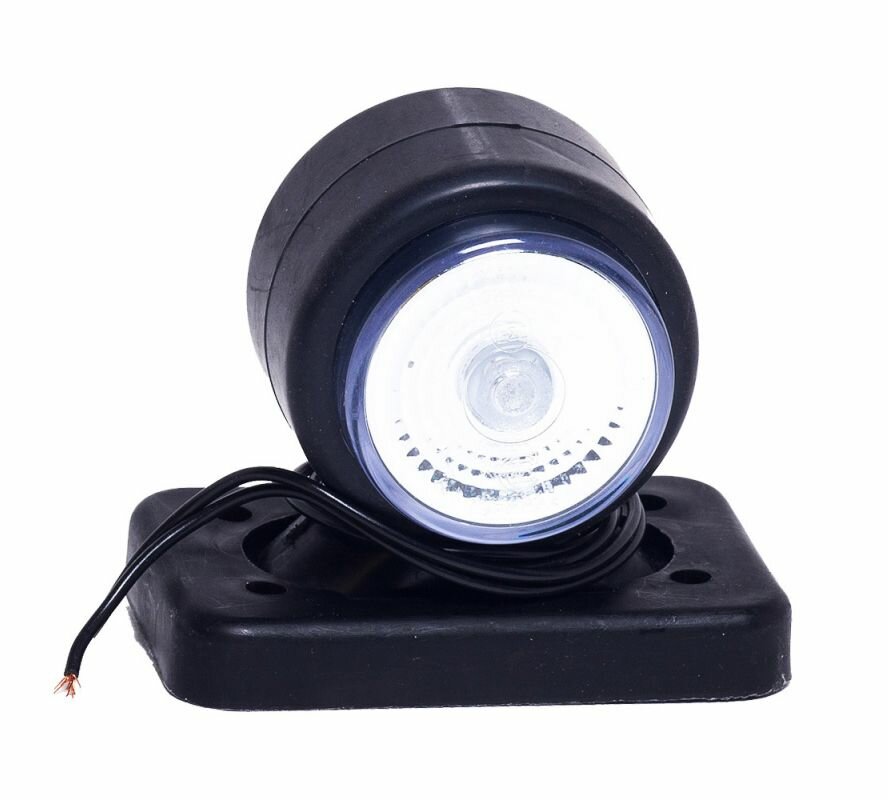 Фонарь габаритный и контурный ГФ-3.1 LED 1-20 бело-красный (хрусталик) 12-24V