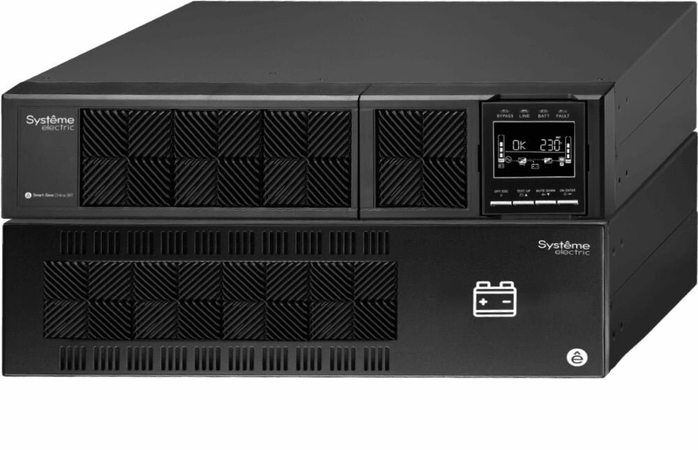 Источник бесперебойного питания Systeme Electriс SRT 6000Вт 6000ВА черный