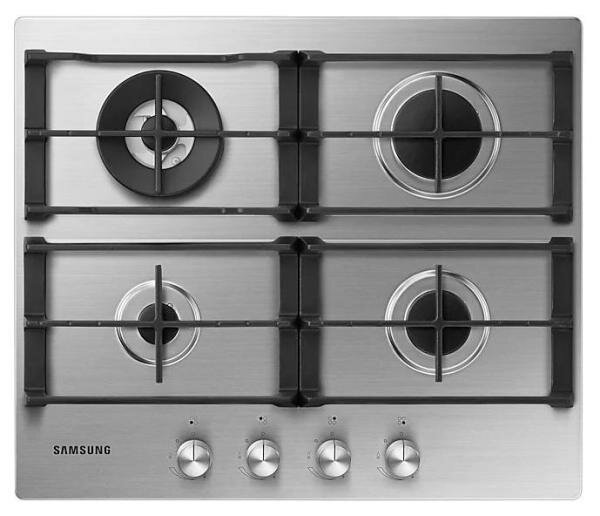 фото Варочная панель газовая Samsung NA64H3030AS/WT нержавеющая сталь
