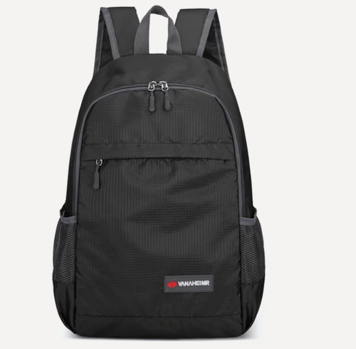 Изображение товара Рюкзак для активного отдыха VANAHEIMR, водонепроницаемый, складной, черный