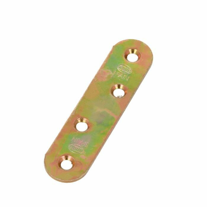 Крепежная пластина Amig PLACA мод. 2-80 хром комплект 10 шт.