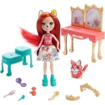Игровой набор Enchantimals кукла с питомцем и аксессуарами - Викторианский туалетный столик, GYJ05