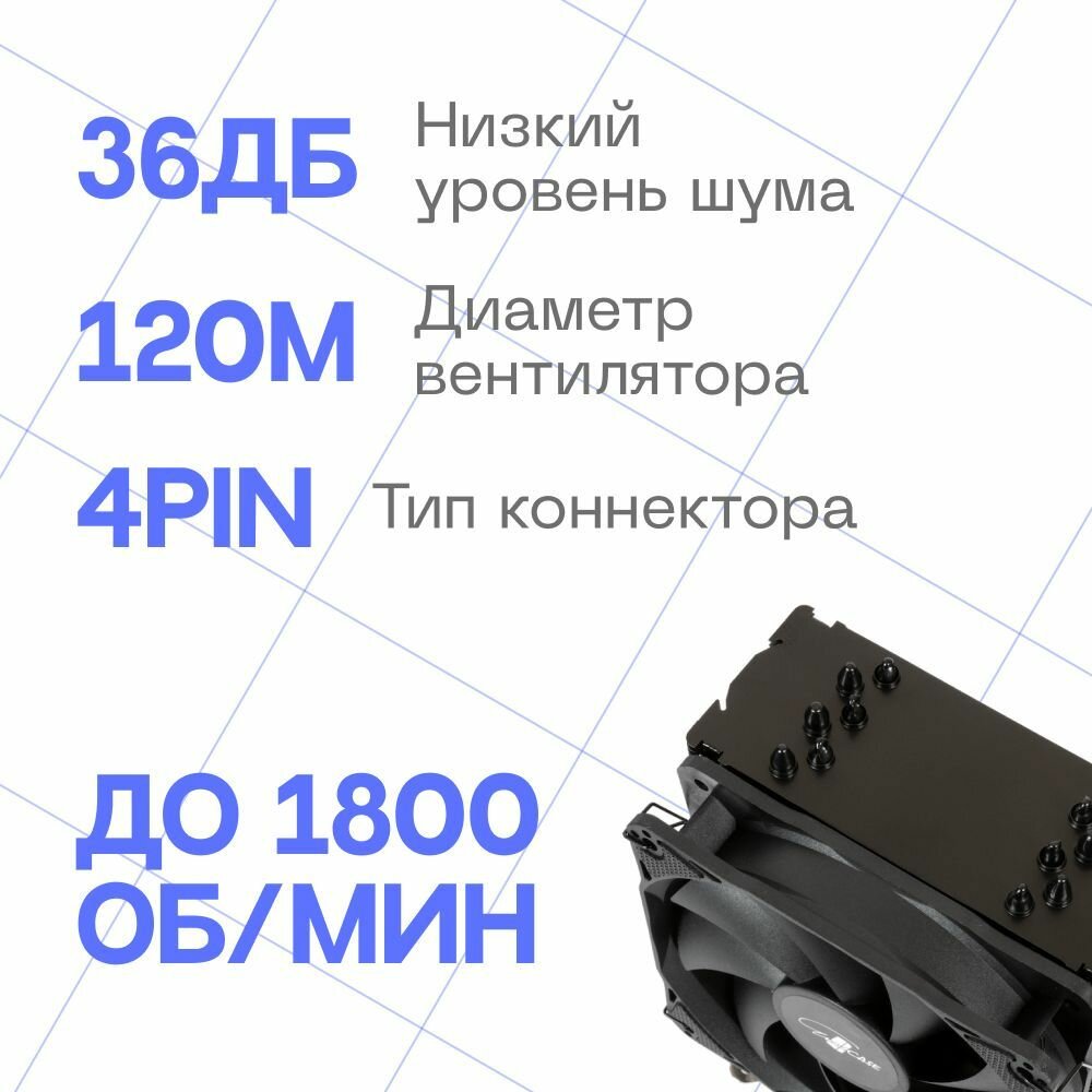 Кулер Eurocase 6P120 Eurocase 6P120 — фото 1