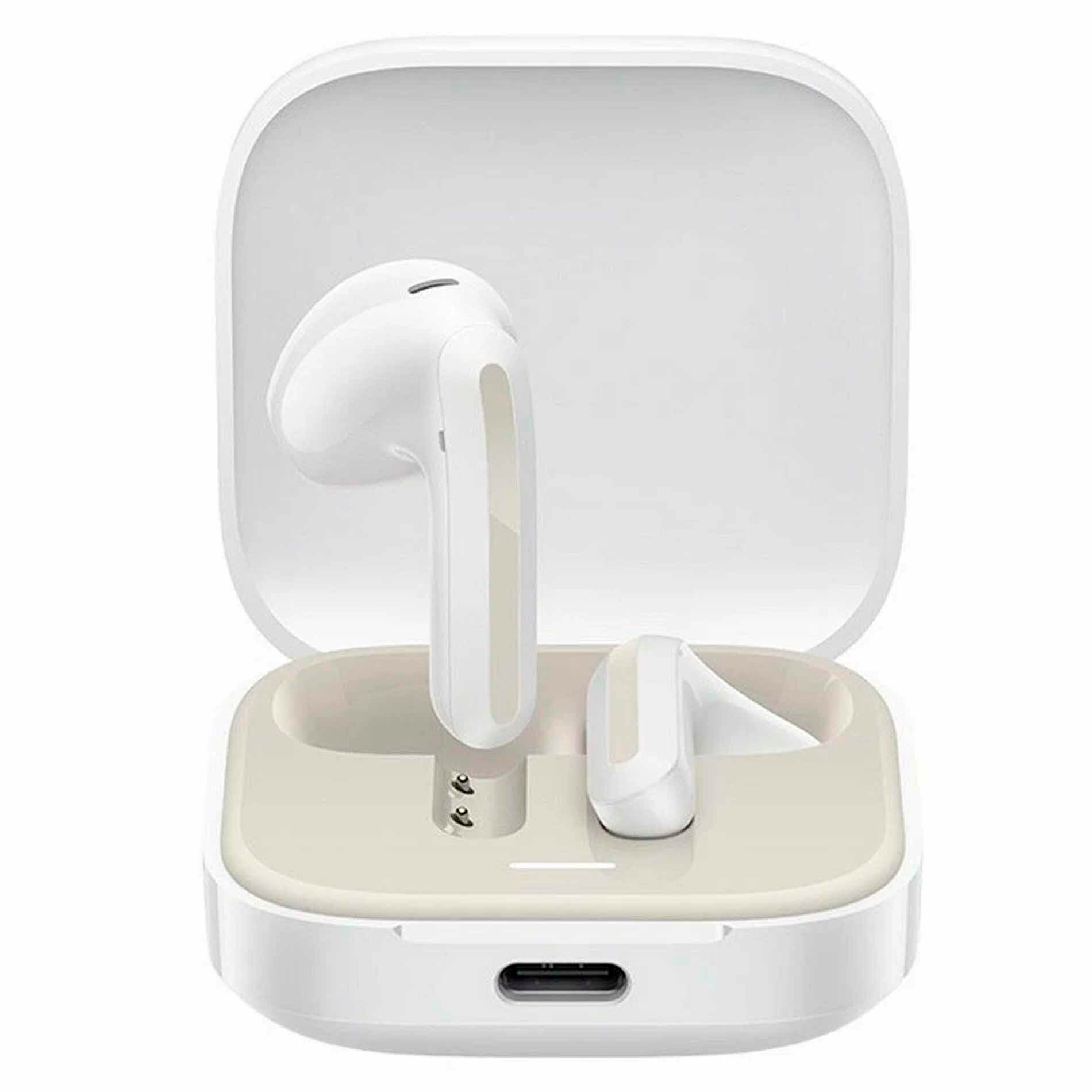 Наушники Xiaomi Redmi Buds 6 Active, с шумоподавлением, Ростест(ЕАС), белый