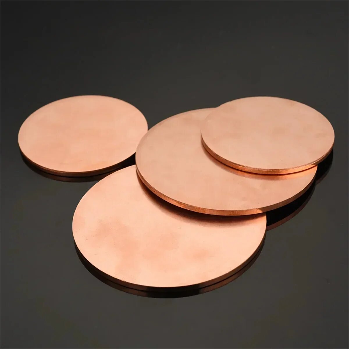 Листовой Прокат 5 шт., медные диски диаметром 30-50 мм, 30 x 0.8mm