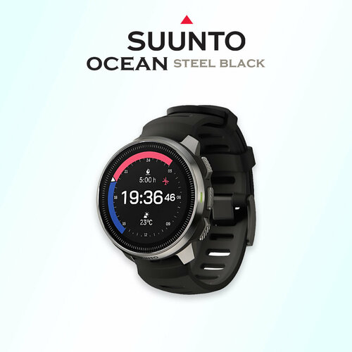 Спортивные часы SUUNTO Ocean SS050983000 сапфировое стекло черные 100800₽