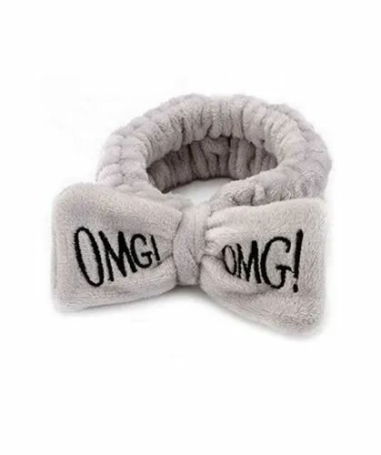 Повязка для волос женская косметическая с бантом OMG