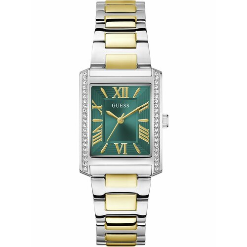 фото Наручные часы guess, зеленый,