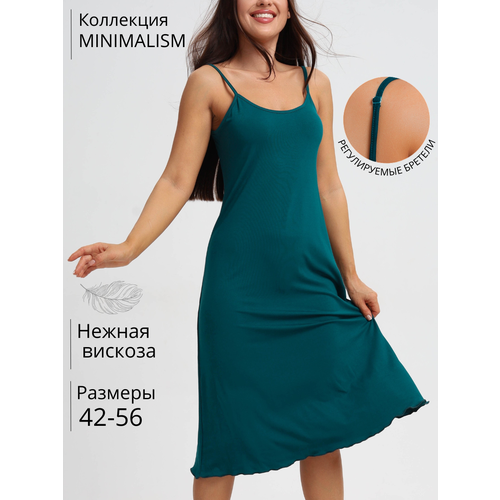 фото Сорочка nik nika, размер 52, зеленый