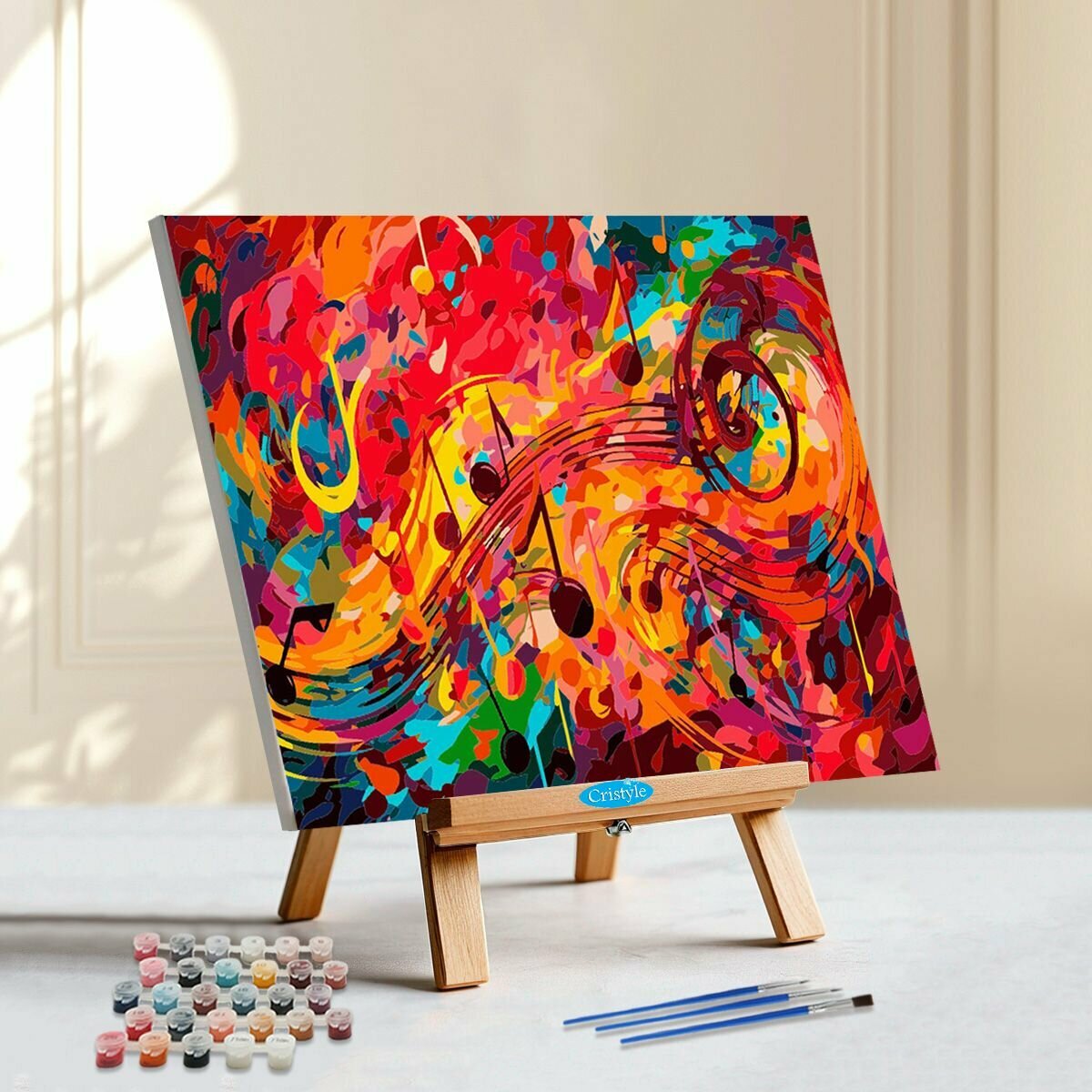 Картина по номерам на холсте Cristyle 'Звуки музыки' S100 40*50 см