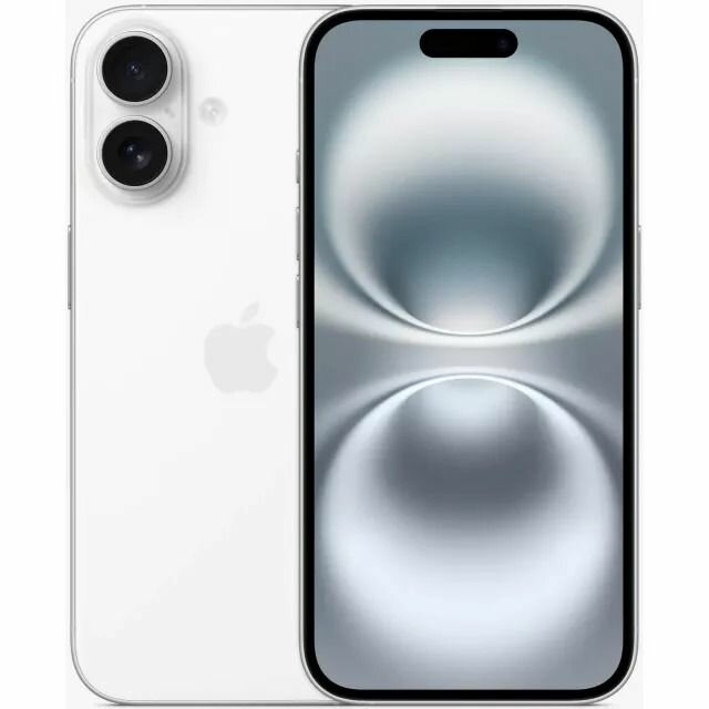 Смартфон Apple iPhone 16 128Gb, белый (MYE93) 0428580
