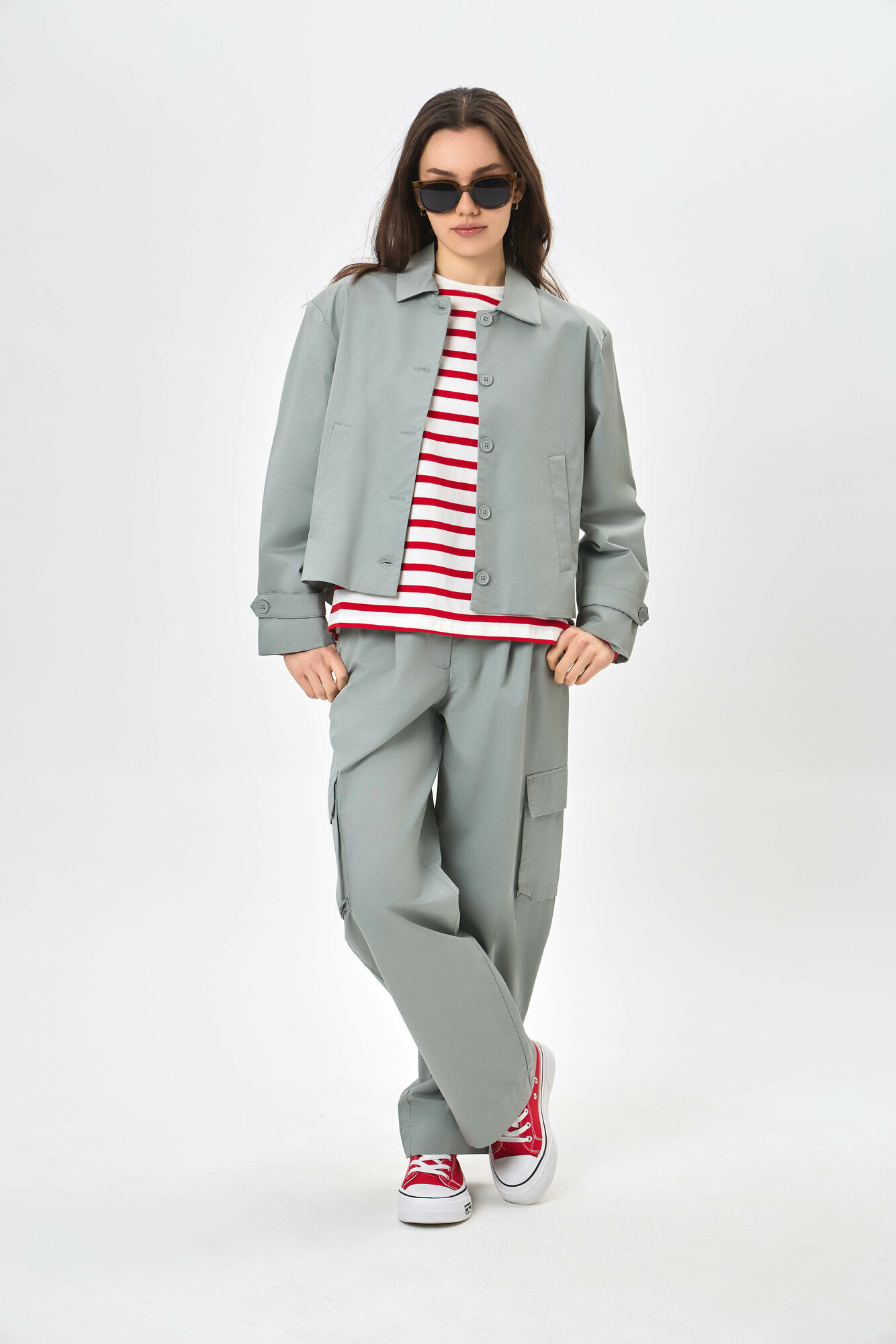 Ветровка TERRA PRO жакет, размер S, light grey — фото 1