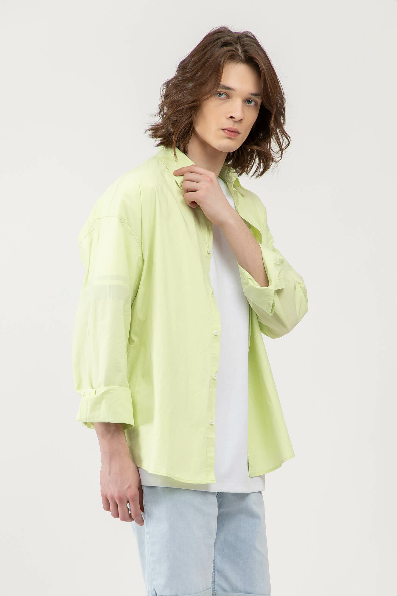 Рубашка TERRA PRO, размер 2XL, ментол — фото 1