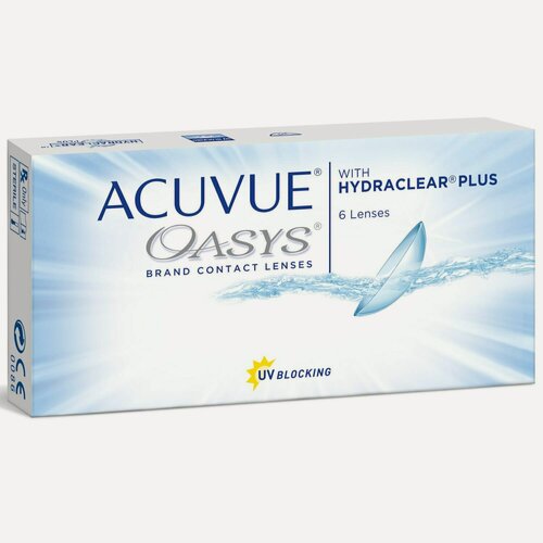 Изображение товара Контактные линзы Acuvue Oasys (6 линз) R 8,4 D +5,75