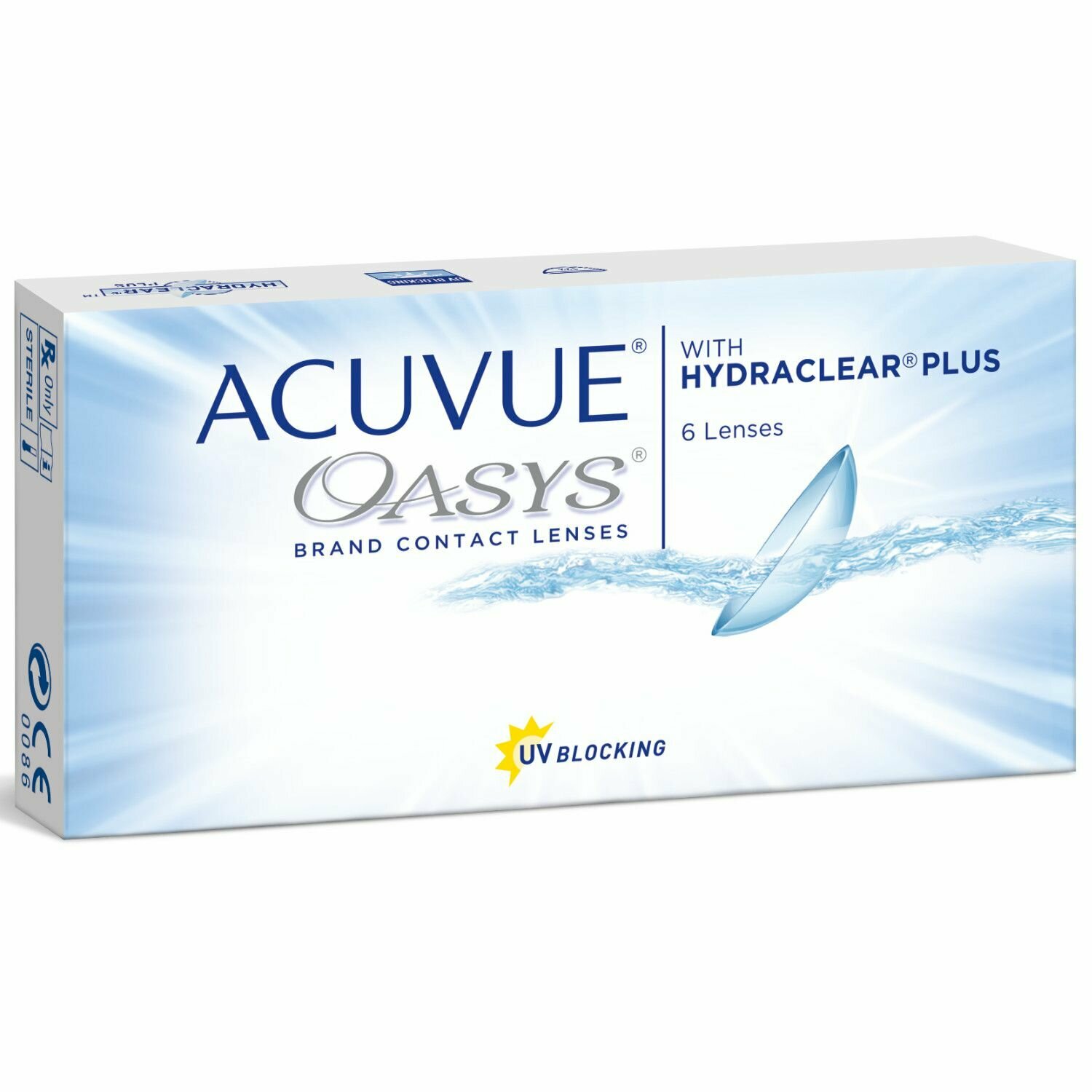 Контактные линзы Acuvue Oasys (6 линз) R 8,4 D +2,5