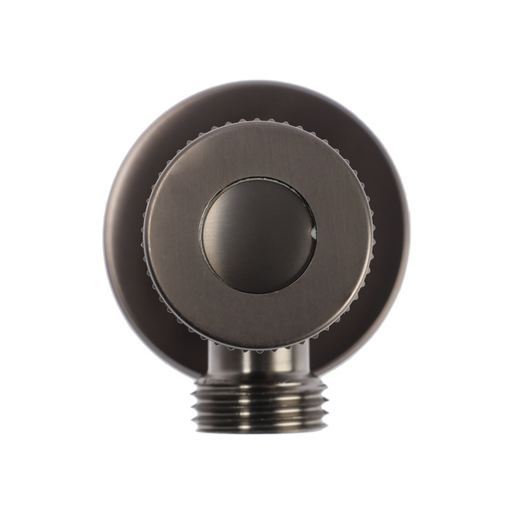 Кран угловой ZEIN engr, 1/2" х 1/2", кран-букса латунь/керамика, нерж. сталь, графит — фото 1