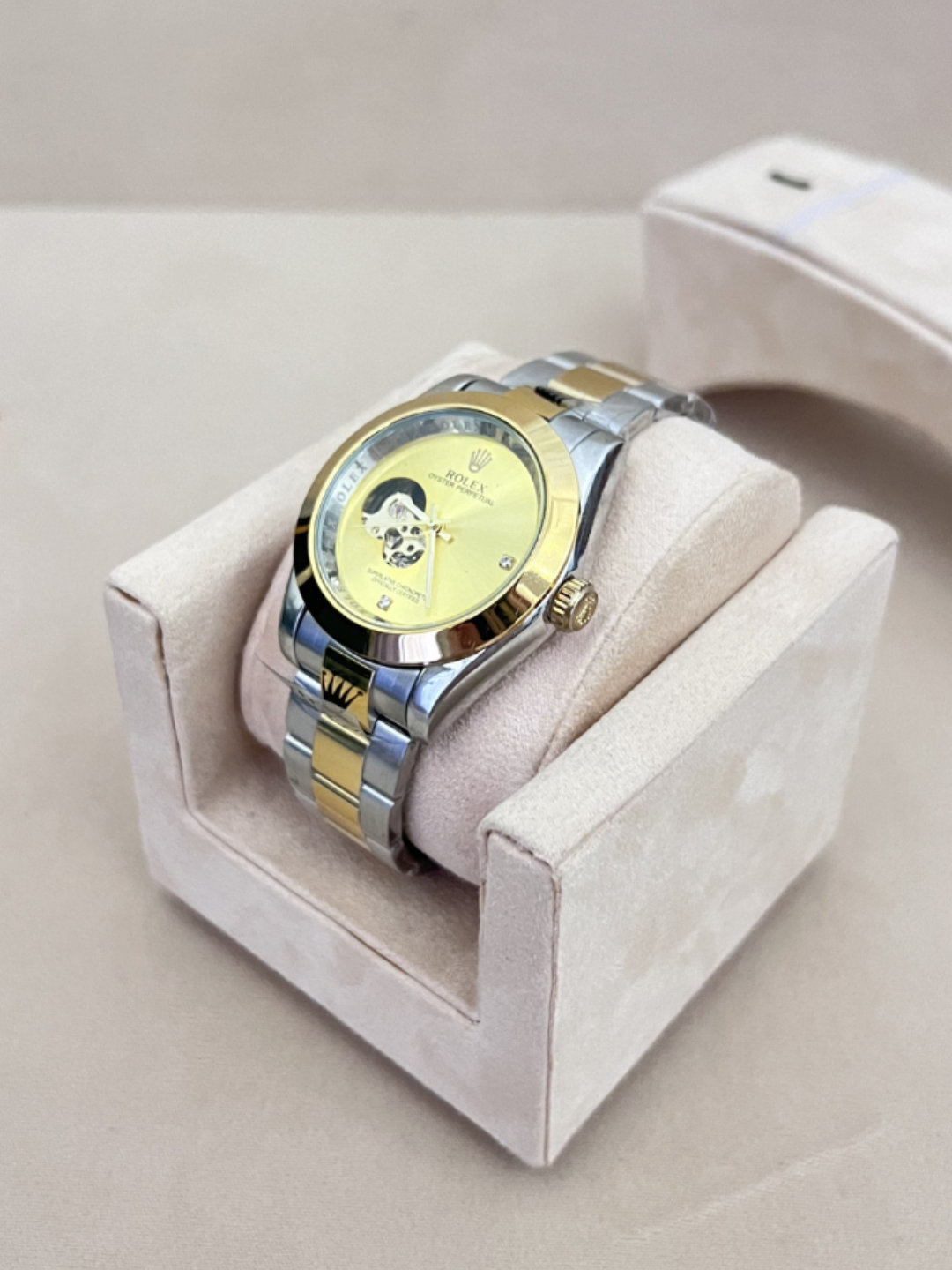 Наручные часы Классика, золотистый — фото 1