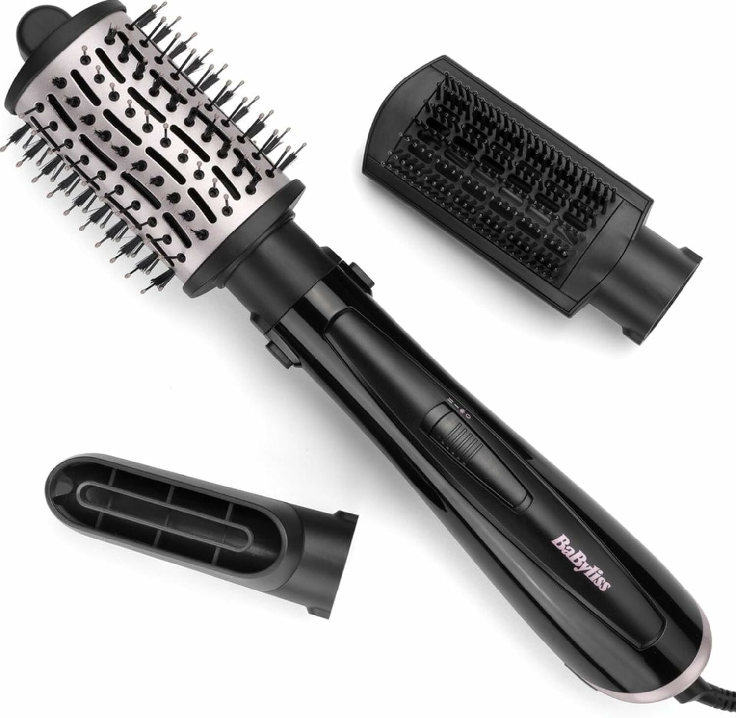 Фен-щетка BaByliss Style Smooth AS128E, керамическая, 1000W, 2 скорости, 2 температурных режима