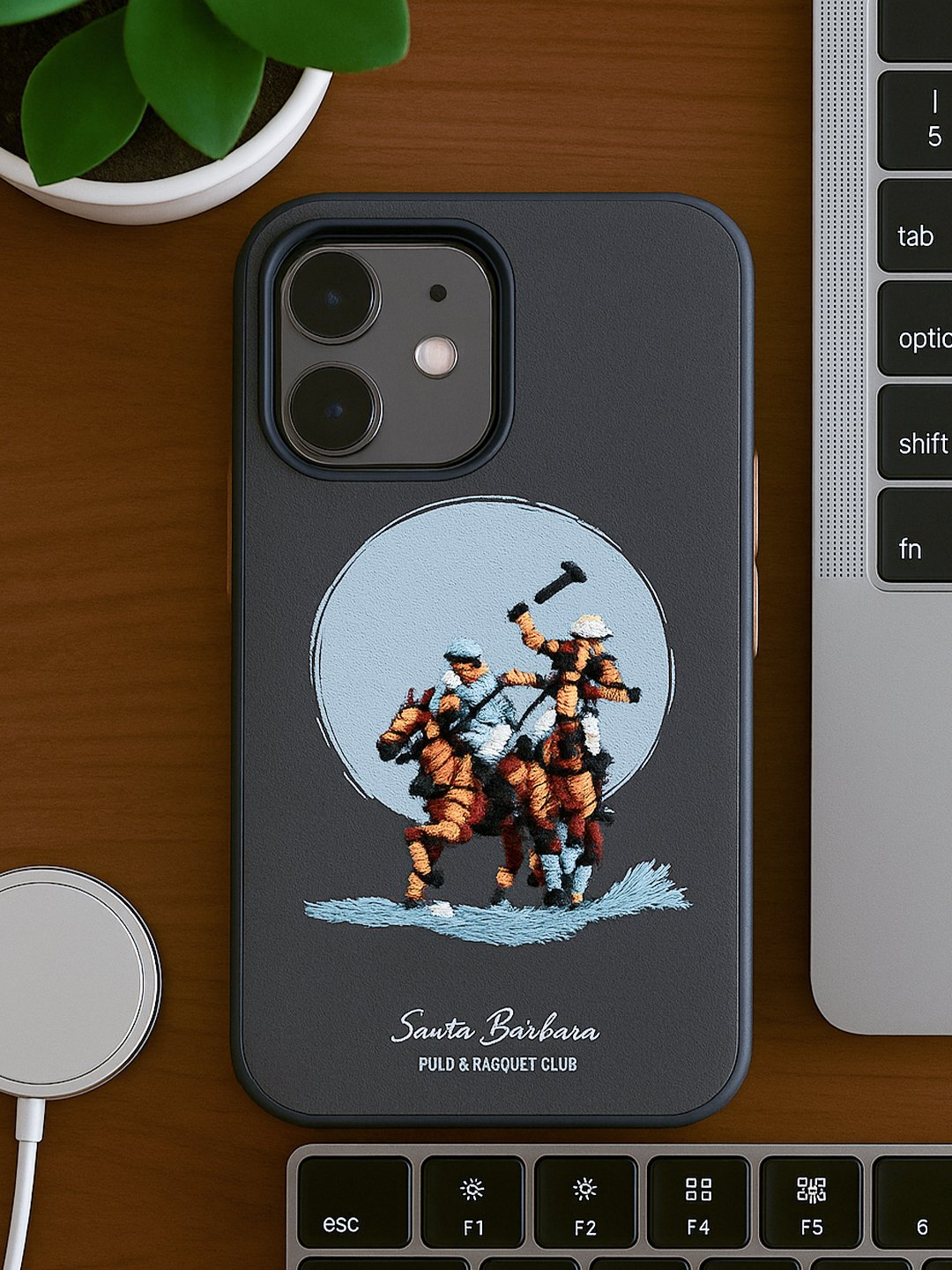 Чехол для iPhone 15 Pro Max Santa Barbara Polo & Racquet, стильный дизайн