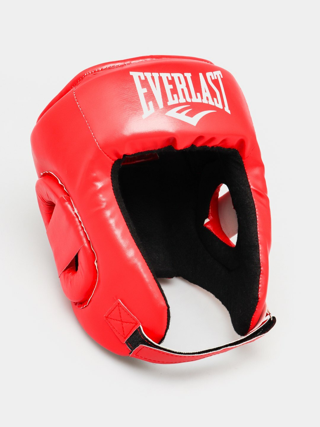 Специальный защитный шлем для бокса, универсальный размер, красный цвет — фото 1