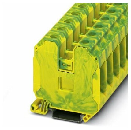 Клемма защитного провода - UT 35-PE - 3044241 , желто-зеленый