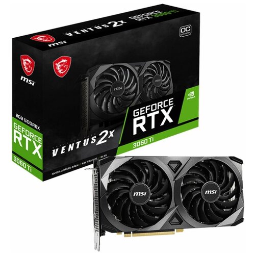 Видеокарта MSI RTX3060Ti VENTUS 2X 8GD6X OC GDDR6X 256-bit 3xDP HDMI (030199)