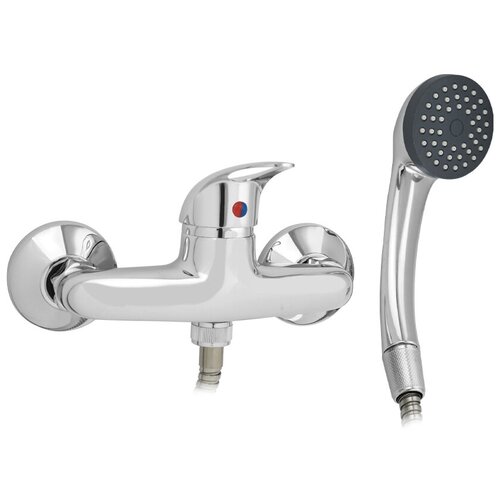 Сатурн - Смеситель в душевую кабину с гибким шлангом, шаровый