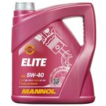 Синтетическое моторное масло Mannol Elite 5w-40 4л. API SN/CH-4 - изображение