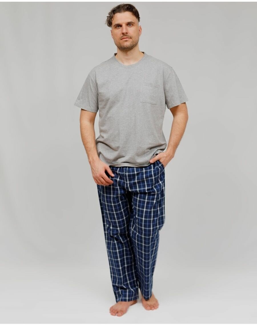 Пижама со штанами домашний костюм с брюками - фотография № 2