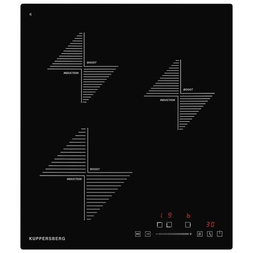 Индукционная варочная панель Kuppersberg ICS 402 цвет панели черный цвет рамки черный 1905600₽