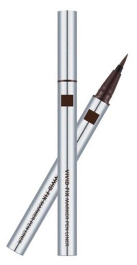 Missha Подводка для глаз Vivid Fix Marker Pen Liner, оттенок deep brown