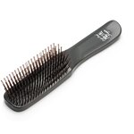 Японская трихологическая универсальная расческа для волос Majestic Graphite массажка для мытья головы, распутывание волос, 568 зубчиков. - изображение